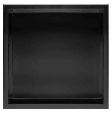 Вбудована полиця REA 30X30 BLACK MATT з обідком