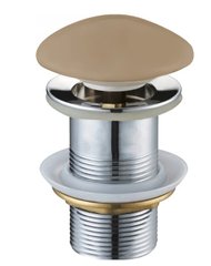 Донний клапан для раковини MEXEN KLIK-KLAK CAPPUCCINO MATT без переливу, з керамічною кришкою 00000002567