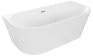 Ванна пристенная MEXEN OVAL 160x80 WHITE акриловая