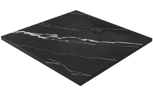 Душевой поддон REA BAZALT 90x90 CARRARA BLACK REA-K7003