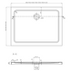 Душевой поддон MEXEN FLAT 110x70 WHITE белый 9 062 грн