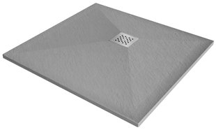 Душевой поддон MEXEN STONE+ 90x90 GREY MEX-44619090K