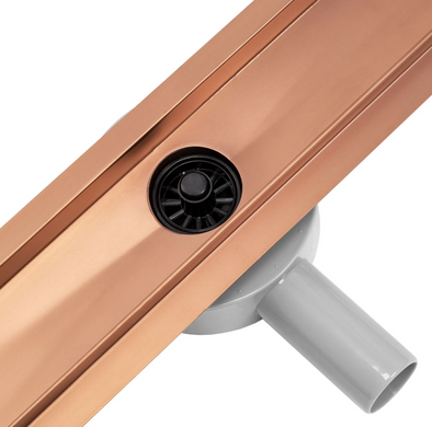 Трап для душа REA PURE NEO 70 PRO BRUSHED COPPER 2в1 REA-G8021