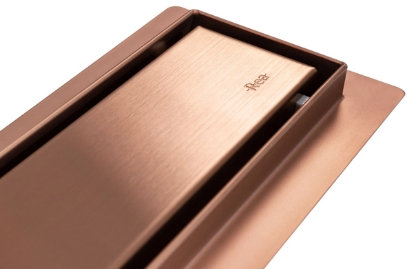 Трап для душа REA PURE NEO 70 PRO BRUSHED COPPER 2в1 REA-G8021