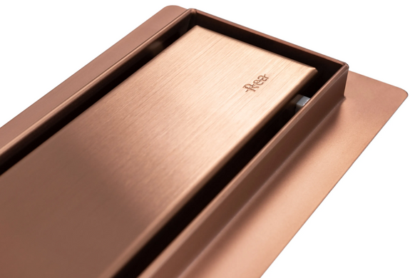 Трап для душа REA PURE NEO 60 PRO BRUSHED COPPER 2в1 REA-G8020