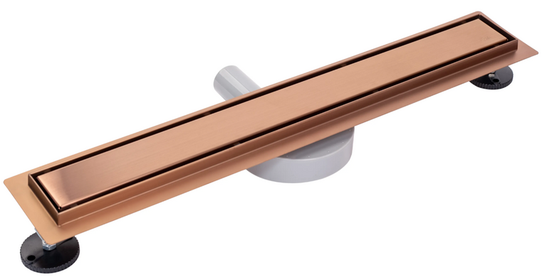 Трап для душа REA PURE NEO 60 PRO BRUSHED COPPER 2в1 REA-G8020