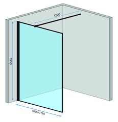 Душова стінка REA BLER 110