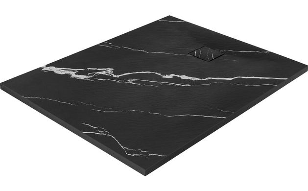 Душевой поддон REA MAGNUM 80X100 CARRARA BLACK REA-K7007