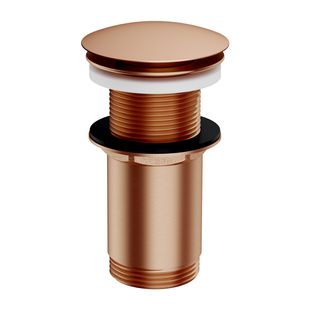 Донный клапан для раковины OMNIRES CLICK-CLACK BRUSHED COPPER без перелива A716CPB