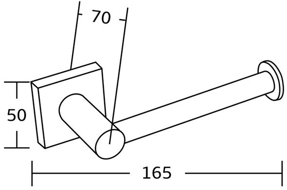 Держатель для туалетной бумаги MEXEN RUFO CHROME MEX-7050933-00