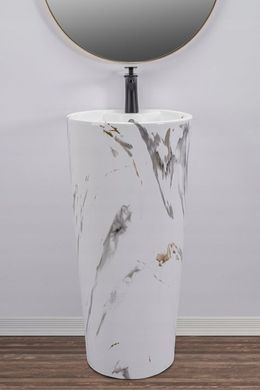 Умывальник (раковина) REA BLANKA MARBLE напольный REA-U8704