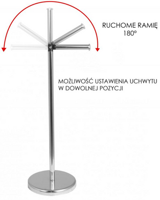 Стойка держатель для туалетной бумаги YOKA SP5 CHROME хром * P.SP52